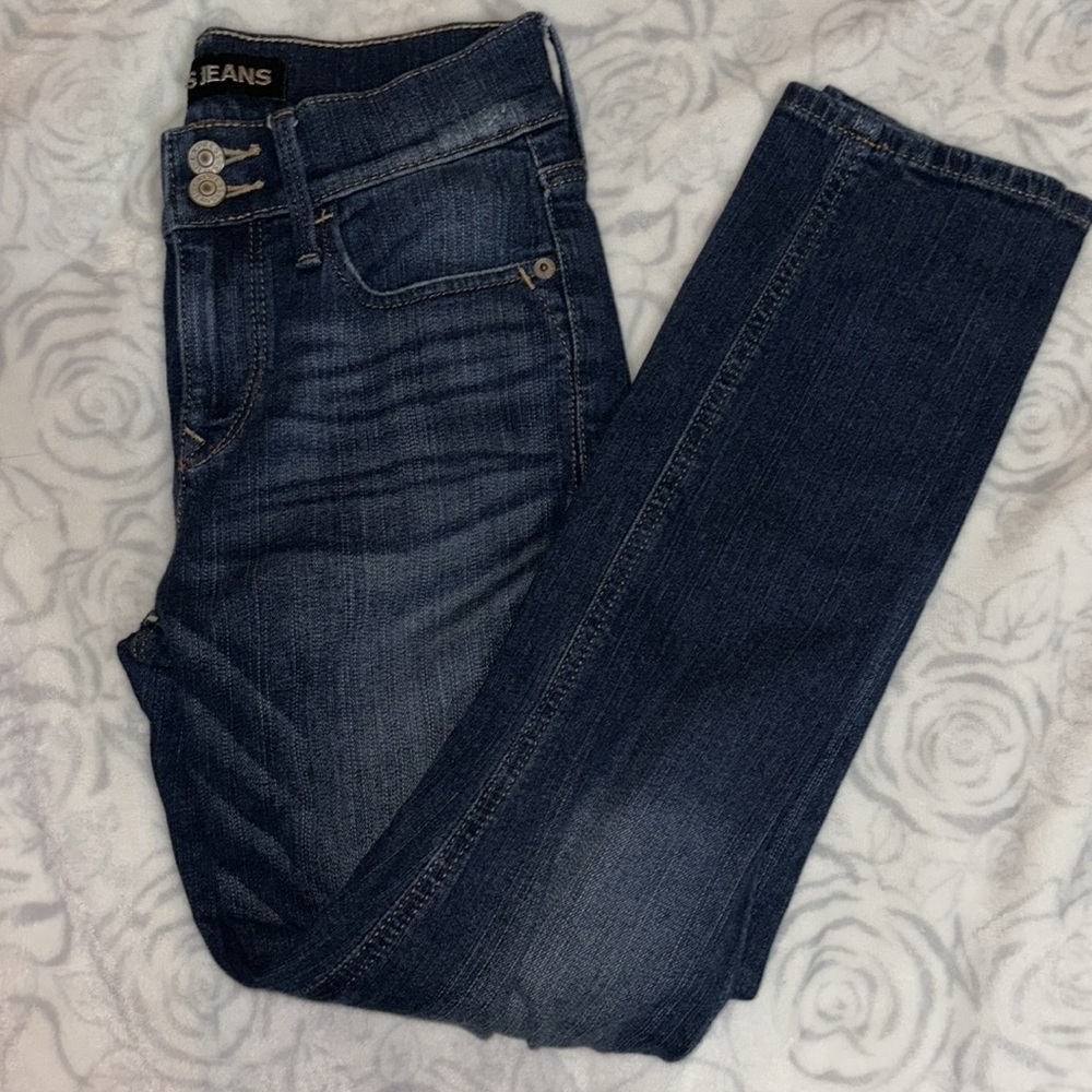 Express jeans cropped legging.  Mid rise. Size 00 - Picture 7 of 14